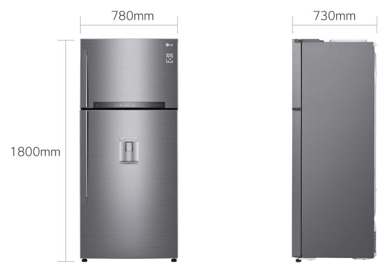 Lg GTF744PZPZD Kombinierter kühlschrank 509 lt. - platin edelstahl – Image 7