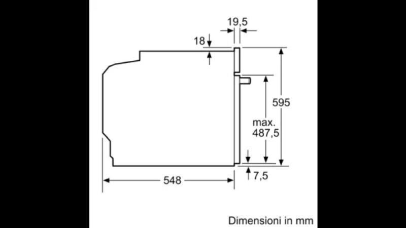 Siemens HB776G1B1 Iq700 Elektrischer pyrolyseofen cm. 60 - schwarz – Image 3