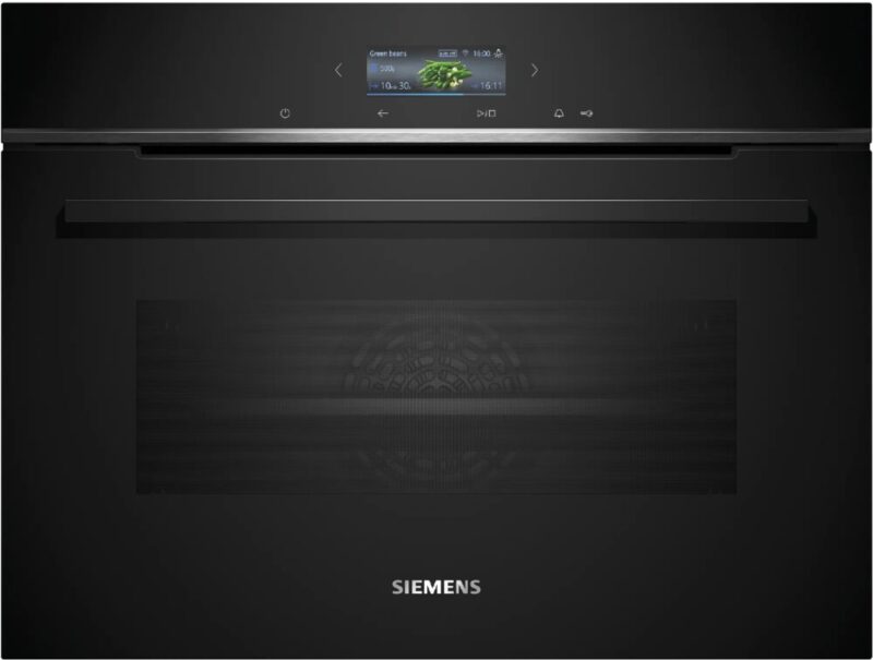Siemens CB774G1B1 Iq700 Kompakter pyrolyseofen cm. 60 h 45 - schwarzes glas