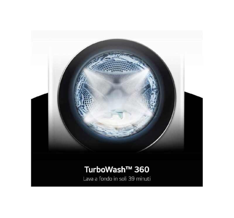 Lg F2R7S09TSWC Serie R7 Waschmaschine cm. 60 - kapazität 9 kg - weiß – Image 9