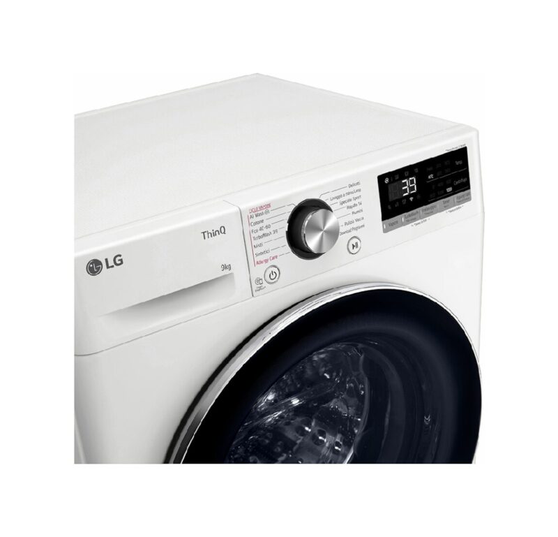 Lg F2R7S09TSWC Serie R7 Waschmaschine cm. 60 - kapazität 9 kg - weiß – Image 6