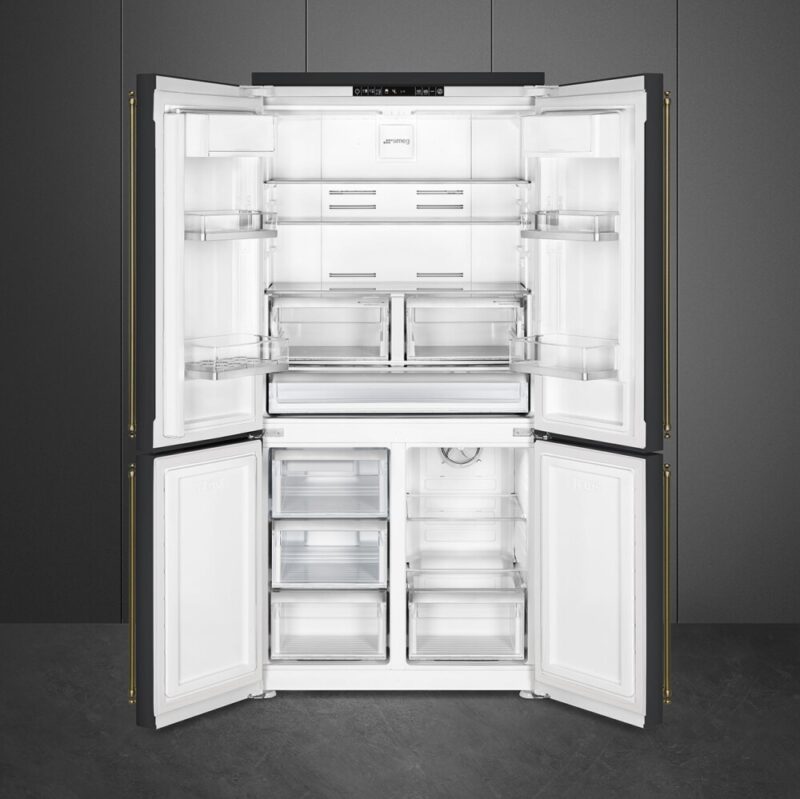 Smeg FQ60CAO6 Coloniale 4-türiger kühlschrank mit gefrierfach cm. 91 stunden. 188 - lt. 572 - anthrazit – Image 4