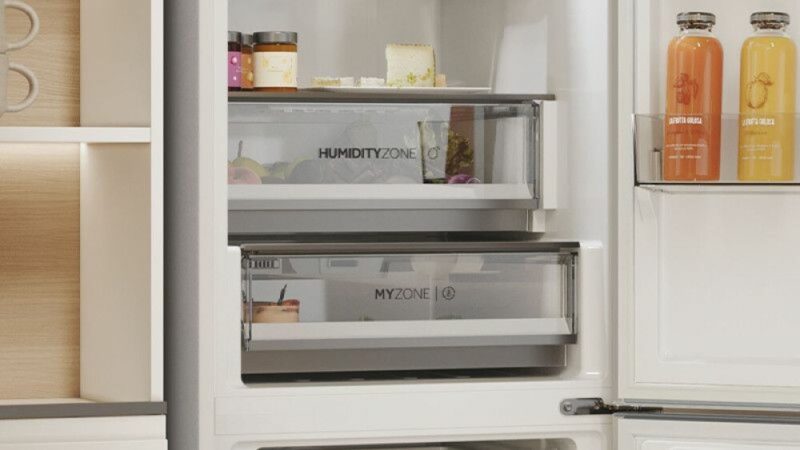 Haier HDPW7620AANPK 2D 60 Serie 7 Pro Freistehender kühlschrank mit gefrierfach – cm. 60 stunden. 205 - lt. 409 – edelstahl – Image 3